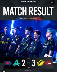 Tundukkan Aurora Turki 3-2, Onic Indonesia Melaju ke Semifinal MSC 2026