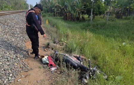 Tertabrak KA Babaranjang di OKU Timur, Pengendara Motor Tewas