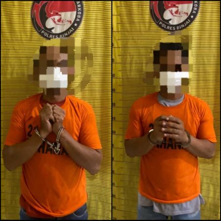 Satresnarkoba Polres Binjai Bongkar Peredaran Sabu di Hamparan Perak, Dua Tersangka Diamankan