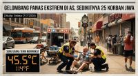 Gelombang Panas Ekstrem di AS Tewaskan 25 Orang, Suhu Capai 45,5 Derajat Celsius