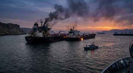 Dua Kapal Tangker Meledak di Selat Hormuz, Ancaman Jalur Minyak Global Kian Memanas