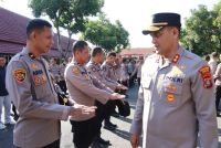 Kapolres Binjai AKBP R Bimo Moernanda Sidak HP Anggota: Cegah Judi Online dan Pinjol di Lingkungan Polri