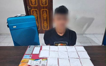 Sabu Dilipatan Celana Tujuan Jakarta, Kurir Asal Aceh Berharap Lolos X-Ray