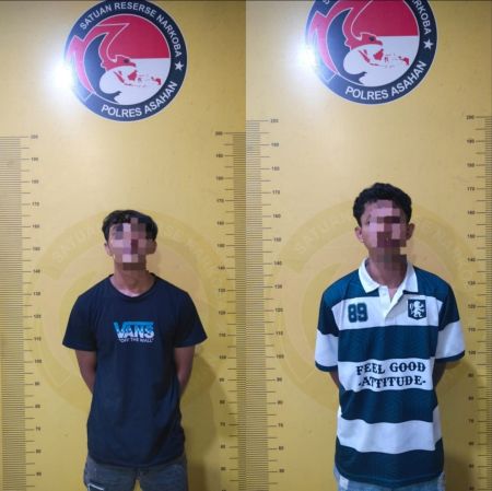 Polisi Gerebek Rumah di Air Batu Asahan, Dua Pengedar Sabu Ditangkap