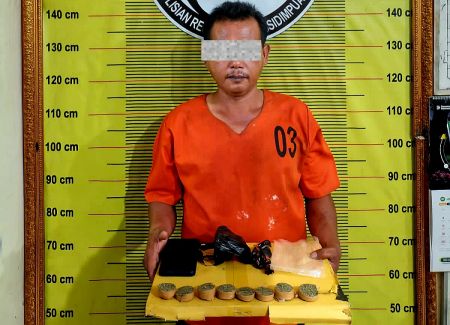 Baru Turun dari Motor, Pria Paruh Baya di Padangsidimpuan Langsung Diciduk Polisi karena Bawa Ganja