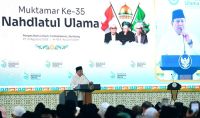 Presiden Prabowo Ingin Miliki KartuNU Sebelum Penutupan Muktamar Ke-35 di Jombang
