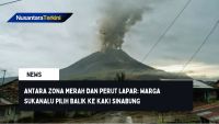 Antara Zona Merah dan Perut Lapar: Warga Sukanalu Pilih Balik ke Kaki Sinabung