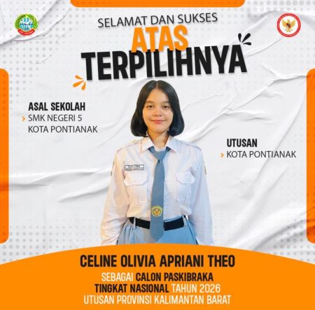 Mengenal Celine Olivia, Siswi Akuntansi SMKN 5 Pontianak yang Dipercaya Membawa Baki Bendera HUT ke-81 RI di Istana Merdeka