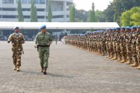 Panglima TNI Sambut Kepulangan 175 Prajurit Satgas Kizi TNI Kontingen Garuda XX-V MONUSCO