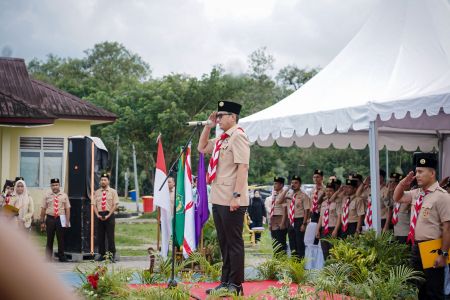 39 Anggota Kontingen Pramuka Medan Bertolak ke Jamnas XII Cibubur Lewat Rute Laut