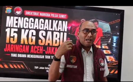 Polda Sumut Gagalkan Penyelundupan 15 Kg Sabu Berkedok Mobil Towing Harley Davidson ​