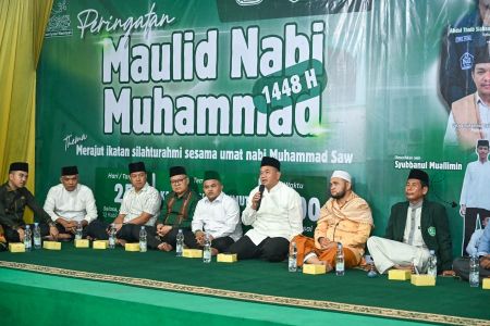 Peringati Maulid Nabi 1448 H, Pj Sekdaprov Sumut Ajak Organisasi Pemuda Al-Washliyah Perkuat Sinergi Pembangunan
