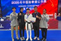 Atlet Taekwondo Junior Giovano Mandagi Raih Medali Perak di China Open 2026