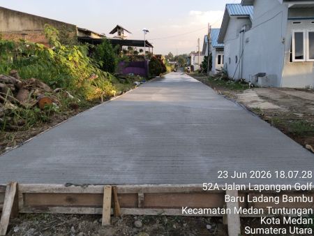 Realisasi Program Prioritas Wali Kota Rico Waas, Gang Garista Ladang Bambu Selesai Dirabat Beton