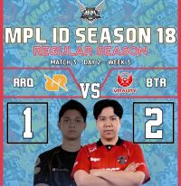 MPL ID Season 18: Sengit, Bigetron Vitality Tekuk RRQ Hoshi 2-1