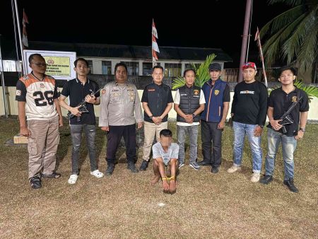 Buron Hingga ke PALI, Pencuri Getah Karet PT BRK Ditangkap Polsek Muara Kuang