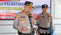 Kapolres Tapsel AKBP Anton Pimpin Sertijab Kapolsek Batang Toru: Jaga Kepercayaan dan Amanah