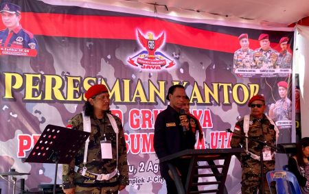 Resmikan Kantor Baru Grib Jaya Sumut, Hercules Minta Kader Tetap Percaya Diri Hadapi Stigma Preman