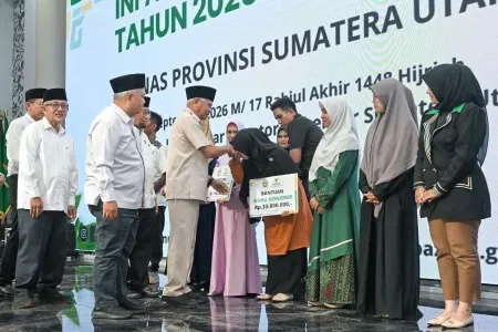 Penerimaan Zakat Triwulan III Baznas Sumut Naik Rp5 Miliar
