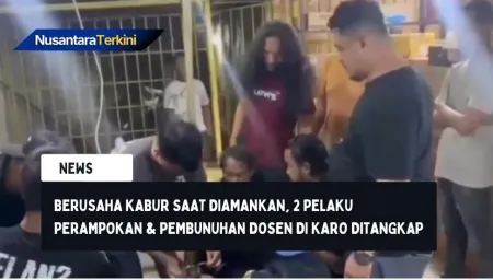 Detik-detik Polisi Ringkus 2 Pelaku Perampokan dan Pembunuhan Dosen di Karo