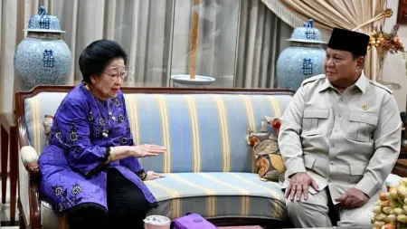 Prabowo Takziah ke Rumah Megawati, Sampaikan Duka Cita atas Wafatnya Guruh Soekarnoputera