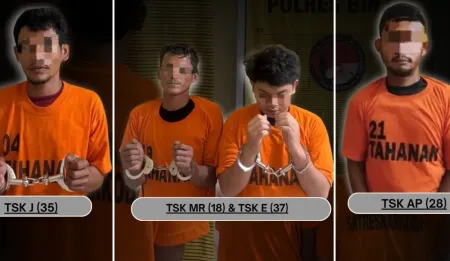Satresnarkoba Polres Binjai Tangkap 4 Terduga Pengedar, Sita Sabu dan 7 Butir Ekstasi