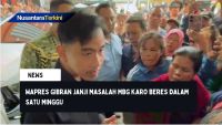 Wapres Gibran Janji Masalah MBG Karo Beres Dalam Satu Minggu