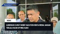 Gubernur Sumut Bobby Nasution Minta Media Jangan Terlalu Blow Up MBG Karo