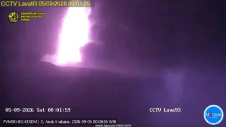 Aktivitas Vulkanik Gunung Anak Krakatau Catatkan Intensitas Tertinggi Sepanjang 2026