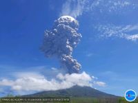 Gunung Ili Lewotolok Erupsi Minggu Pagi, Kolom Abu Capai 400 Meter