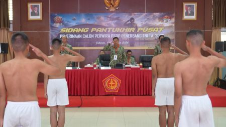 Aspers Panglima TNI Pimpin Pantukhir Tahap I Calon Perwira PSDP Penerbang TNI TA 2026 ​