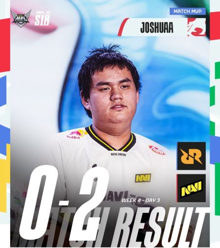 MPL ID Season 18: NAVI Bungkam RRQ Hoshi 2-0, Kembalinya Clayyy Belum Mampu Selamatkan Sang Raja