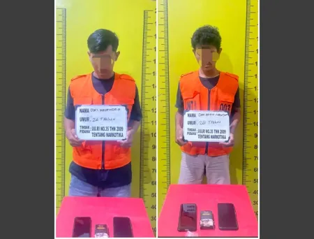 Bawa Sabu, Dua Pemuda Asal Sergai Dicokok Polresta Deliserdang