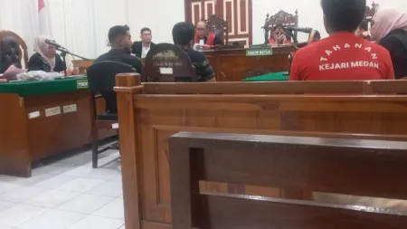 Tes Urine Positif Metamfetamin, Terdakwa Jamalludin Jalani Sidang Kasus Narkotika di PN Medan