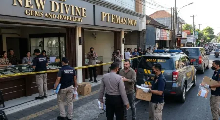 Kasus Penipuan Rp8,8 Miliar, Polisi Geledah Toko Emas di Denpasar, Temukan Fasilitas Peleburan Emas dan Dokumen