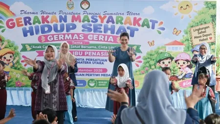 Kampanye Germas Ceria, Kahiyang Ajak Siswa Hidup Sehat
