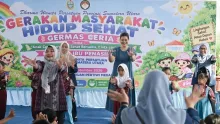 Kampanye Germas Ceria, Kahiyang Ajak Siswa Hidup Sehat