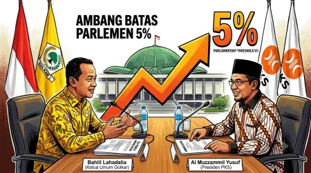 RUU Pemilu, Golkar dan PKS Sepakat Dorong Ambang Batas Parlemen Naik Jadi 5 Persen ​