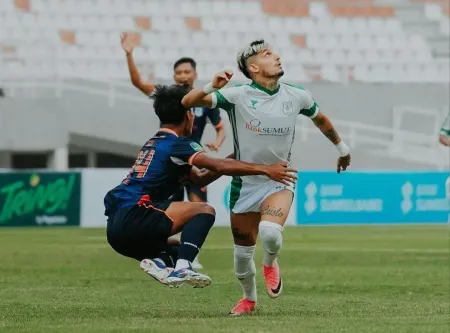 Drama 4 Gol di Palembang, PSMS Medan Curi Poin Perdana Kontra Sumsel United