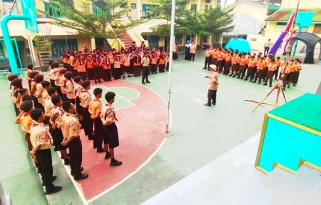 Perkemahan Kenaikan Tingkat Penggalang Ramu SD Tamansiswa Pematangsiantar Sukses Digelar