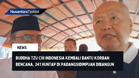 Buddha Tzu Chi Indonesia Kembali Bantu Korban Bencana, 241 Huntap di Padangsidimpuan Dibangun