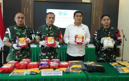 TNI Gagalkan Penyelundupan 16,4 Kg Sabu di Perbatasan Malaysia