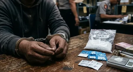 Bawa 106 Gram Ganja, Residivis Narkoba 59 Tahun Diciduk Polres Pematangsiantar
