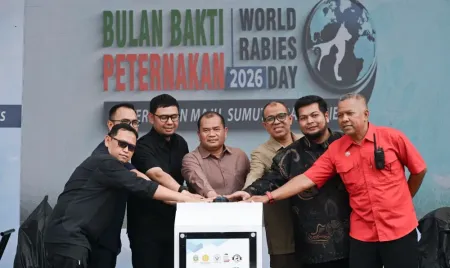 Bulan Bakti Peternakan, Pemprov Sumut Targetkan Bebas Rabies 2030 ​