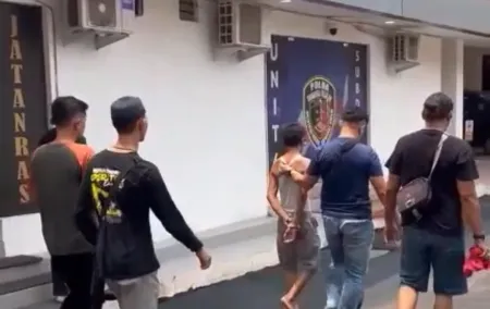 Polda Sumsel Bekuk Terduga Pelaku Curas Bersenjata Tajam  ​