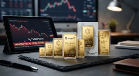 Harga Emas Antam Turun Rp15 Ribu Menjadi Rp2.590.000 Per Gram, Cek Lengkapnya