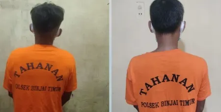 Dua Terduga Pelaku Curat di Binjai Timur Ditangkap