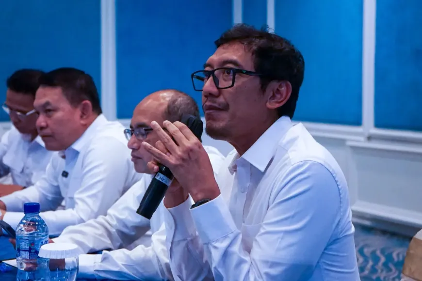 Kantor Staf Presiden (KSP) bersama Pemerintah Provinsi Sumatera Utara, Kementerian Pekerjaan Umum, Kementerian ATR/BPN dan PT Hutama Karya (Persero) membahas sejumlah kendala yang masih menghambat pembangunan ruas tol Binjai - Langsa. (Foto: istimewa)