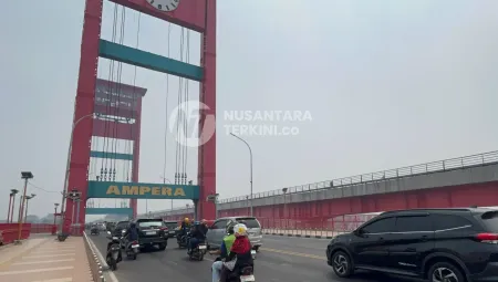 Diguyur Hujan Semalaman, Kualitas Udara Palembang Mulai Membaik