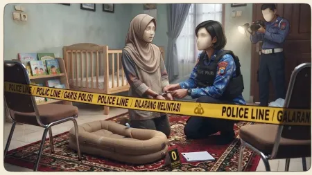 Bayi 11 Hari di Ogan Ilir Nyaris Tewas Disayat Ibu Kandung